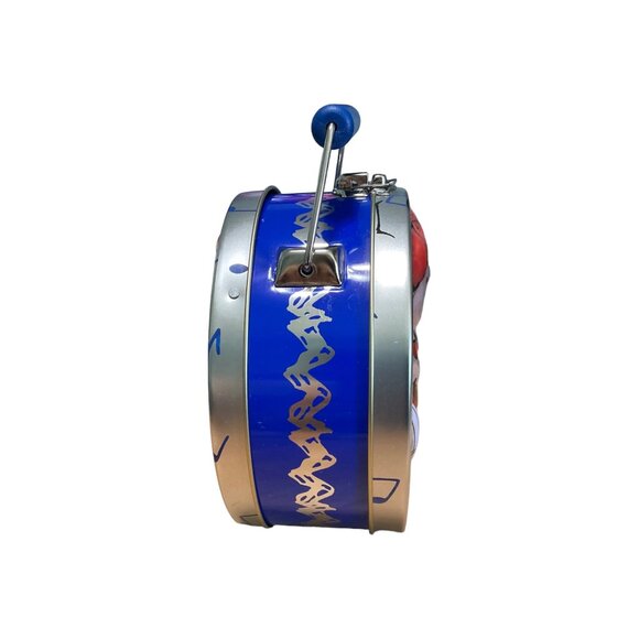 Peanuts Charlie Brown Drum Lunchbox Tin With Handle - Picture 2 of 9